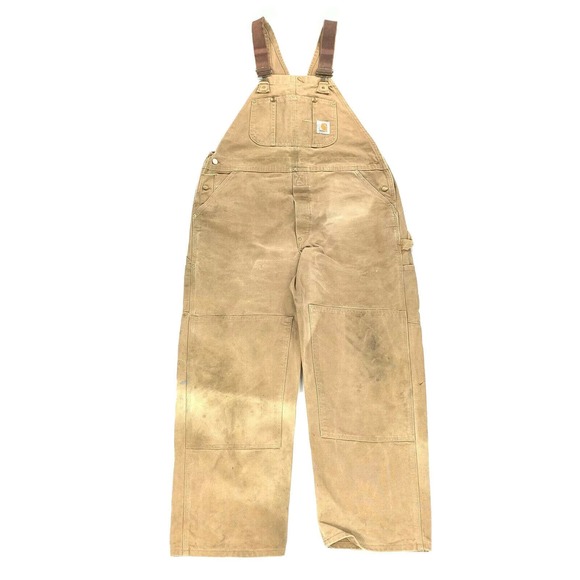 yellow work overalls